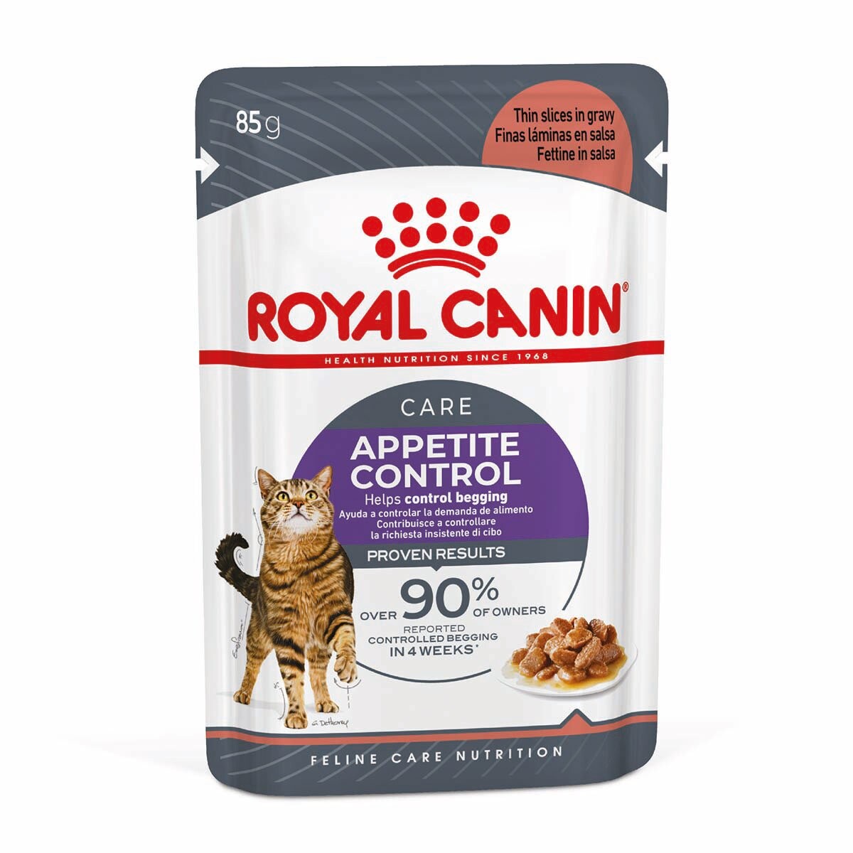 ROYAL CANIN APPETITE CONTROL CARE kapsička v omáčce pro dospělé kočky 48 × 85 g