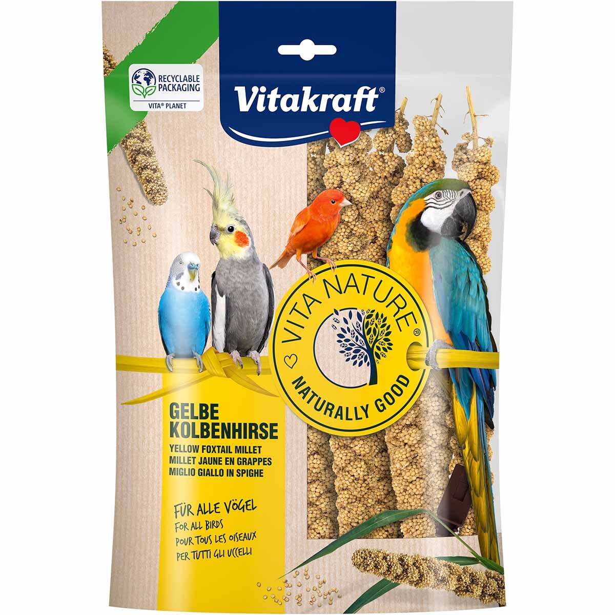 Vitakraft Vita Nature žlutý prosný klas 3 × 300 g
