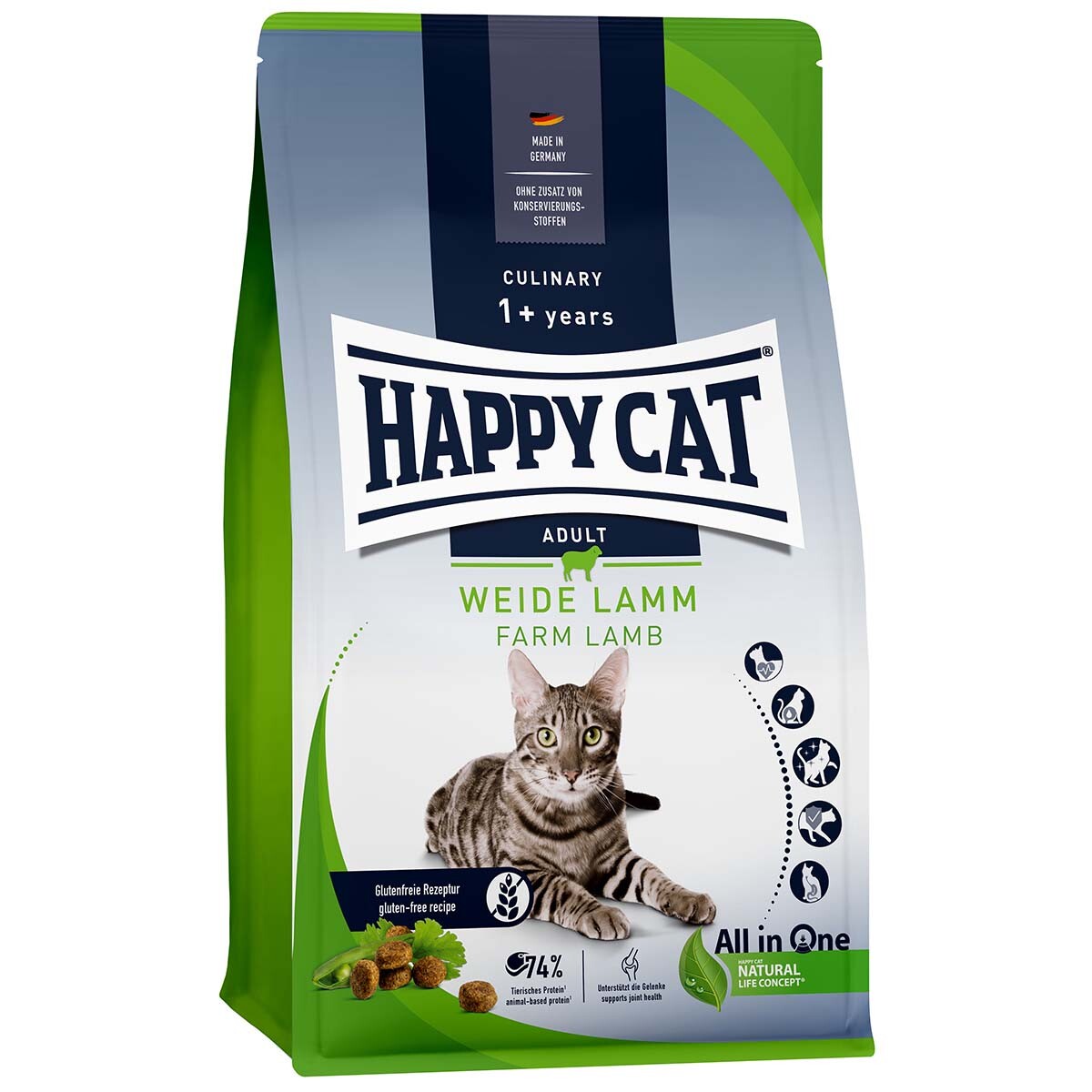 Happy Cat Culinary Adult jehněčí z pastvin 2 × 10 kg