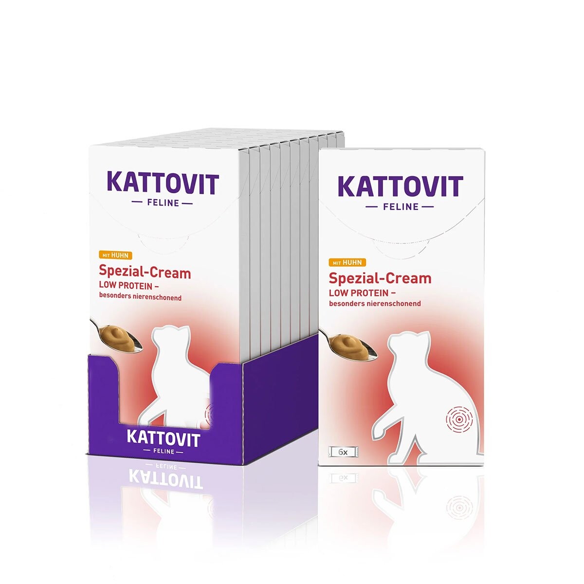 Kattovit speciální krém ledviny/Renal kuřecí 11 × 6 × 15 g