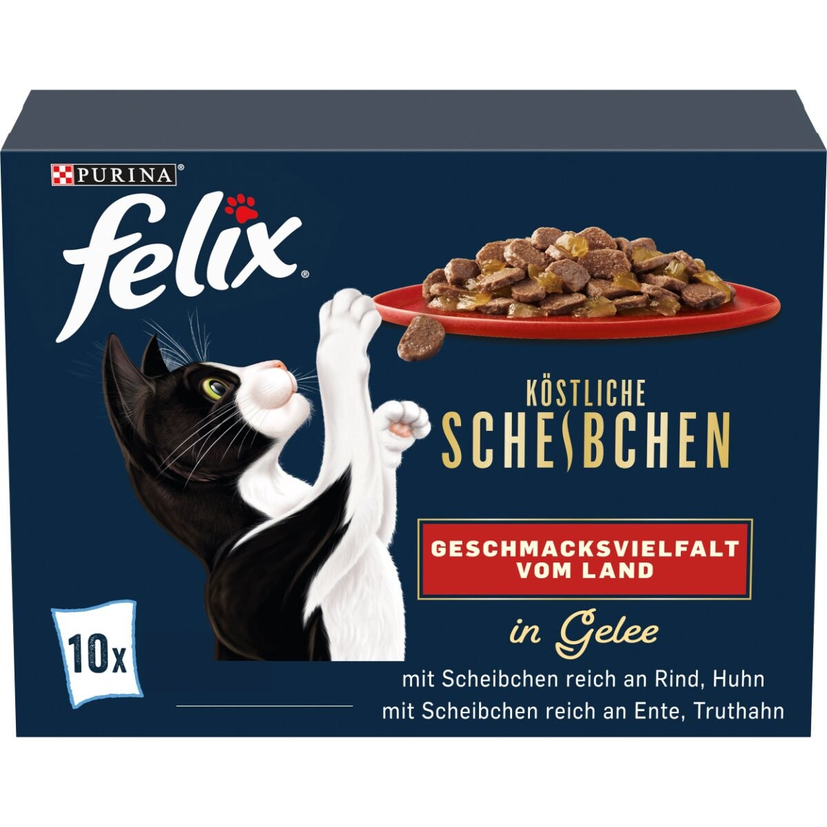 FELIX lahodné plátky, variace chutí z venkova 60 × 80 g