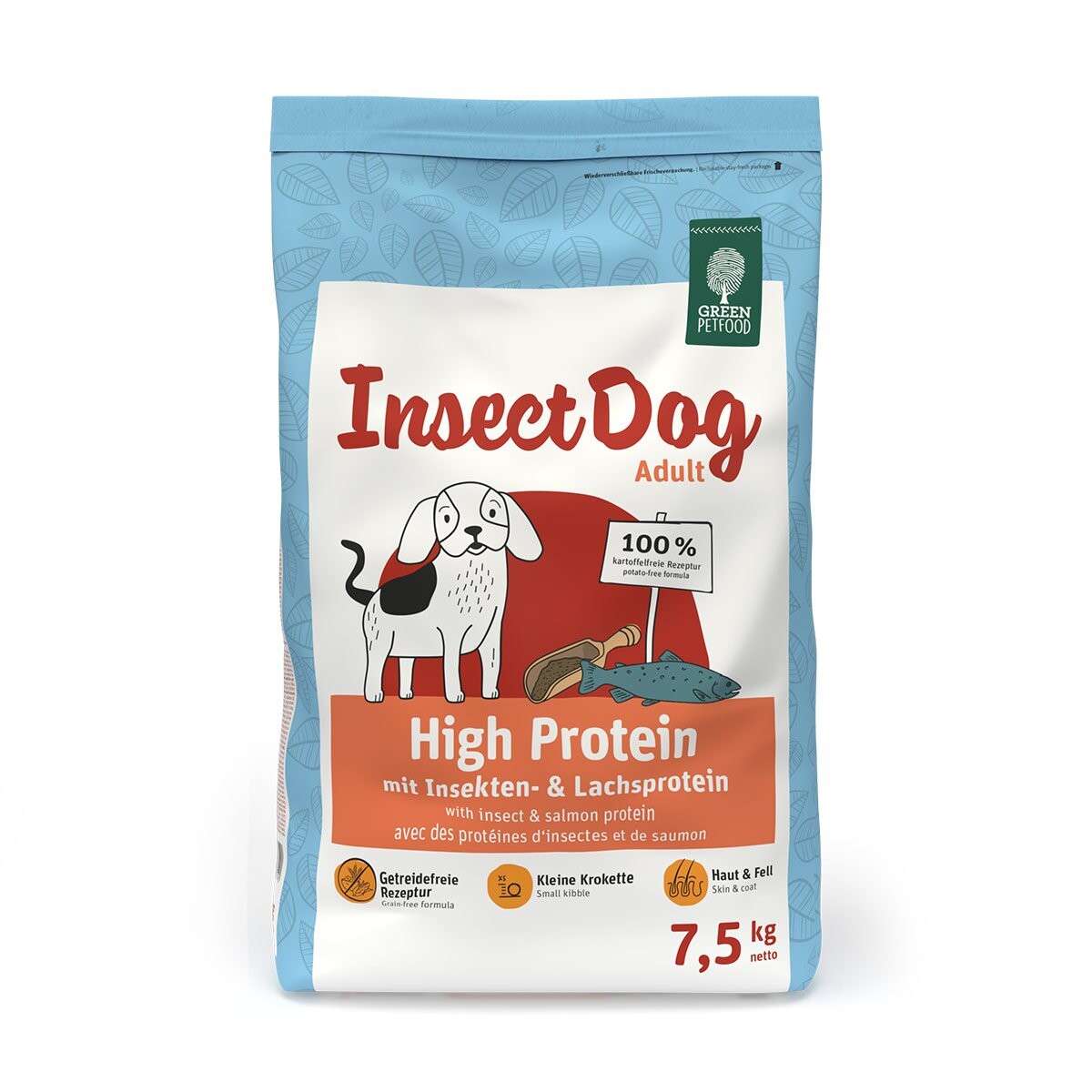 Green Petfood InsectDog High Protein 2x7,5 kg