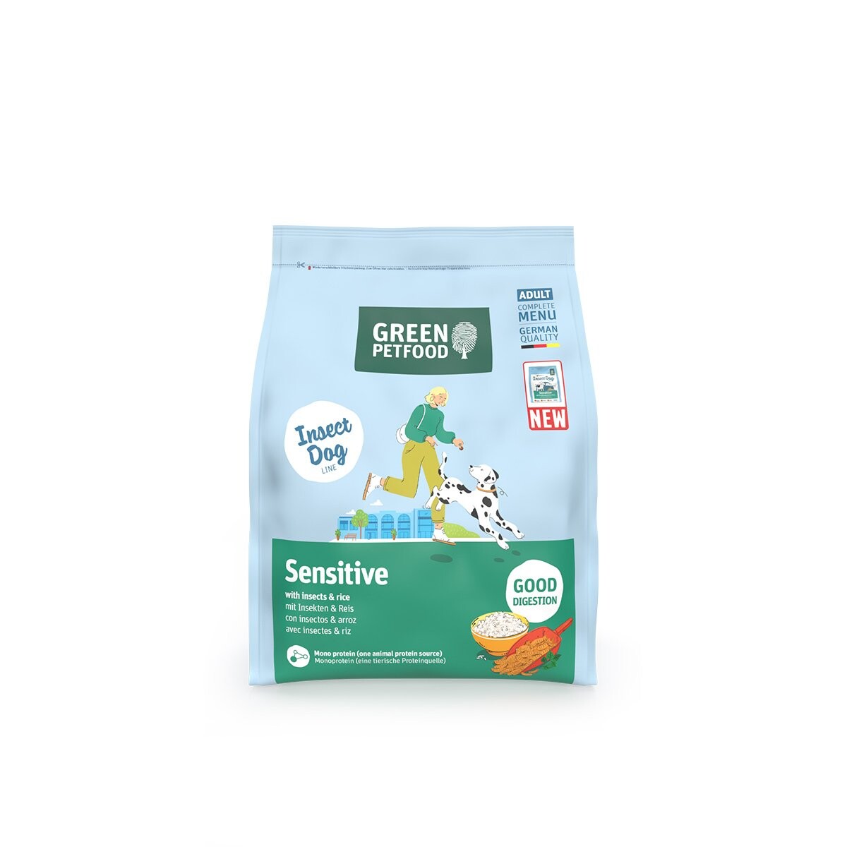 Green Petfood Sensitive Insects & Rice 5x900 g
