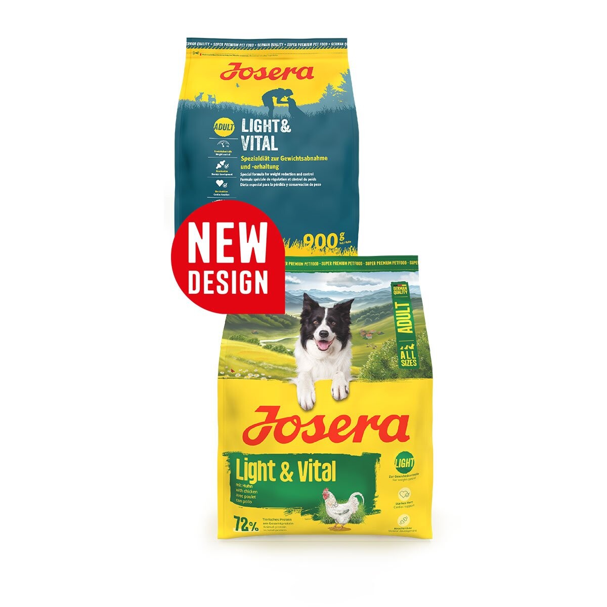 Josera All Sizes Adult Light & Vital 2x12,5 kg