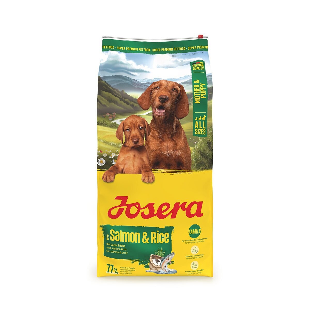 Josera All Sizes Mother & Puppy Losos & Rýže 2x12,5 kg