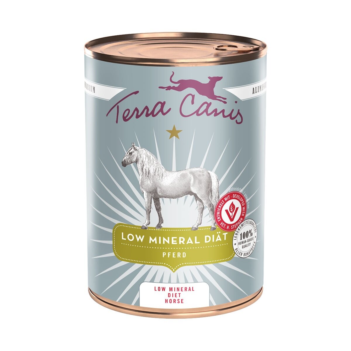 Terra Canis AliVet Low Mineral Kůň 6x400 g