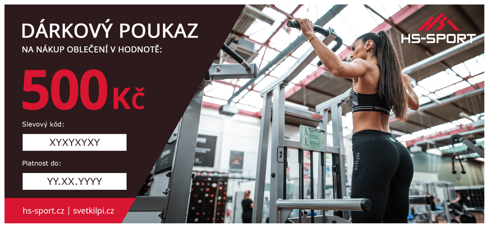 Dárkový poukaz v hodnotě 500 kč - online