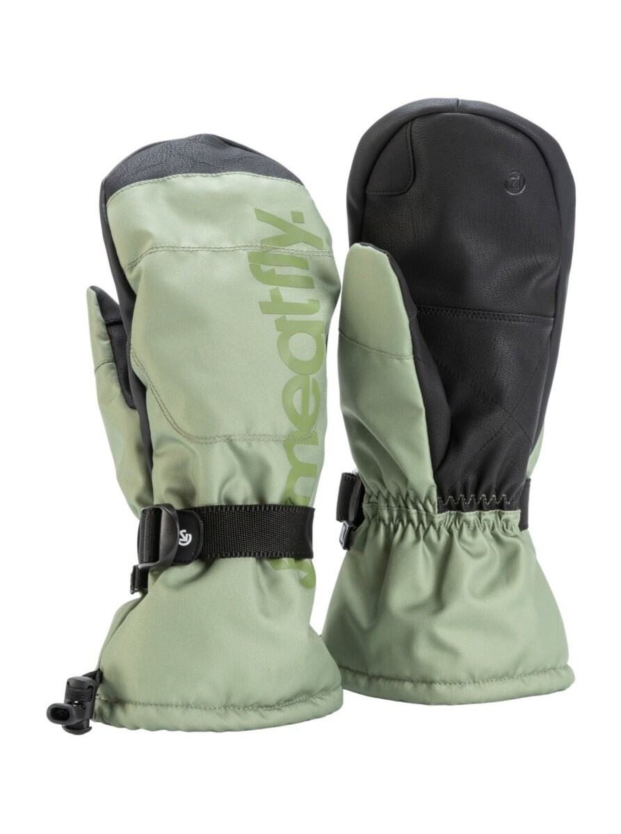 Pánské rukavice meatfly osbourne světle zelená s