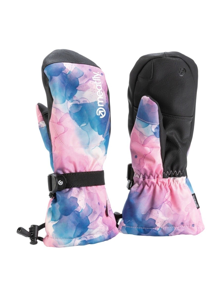 Dámské rukavice meatfly manson modrá/růžová s