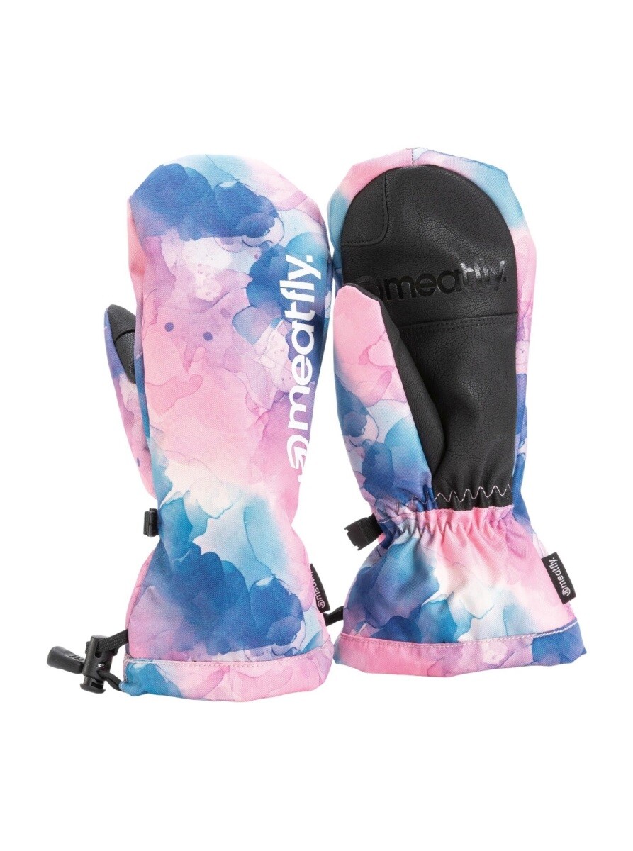 Dětské rukavice meatfly slayer modrá/růžová s