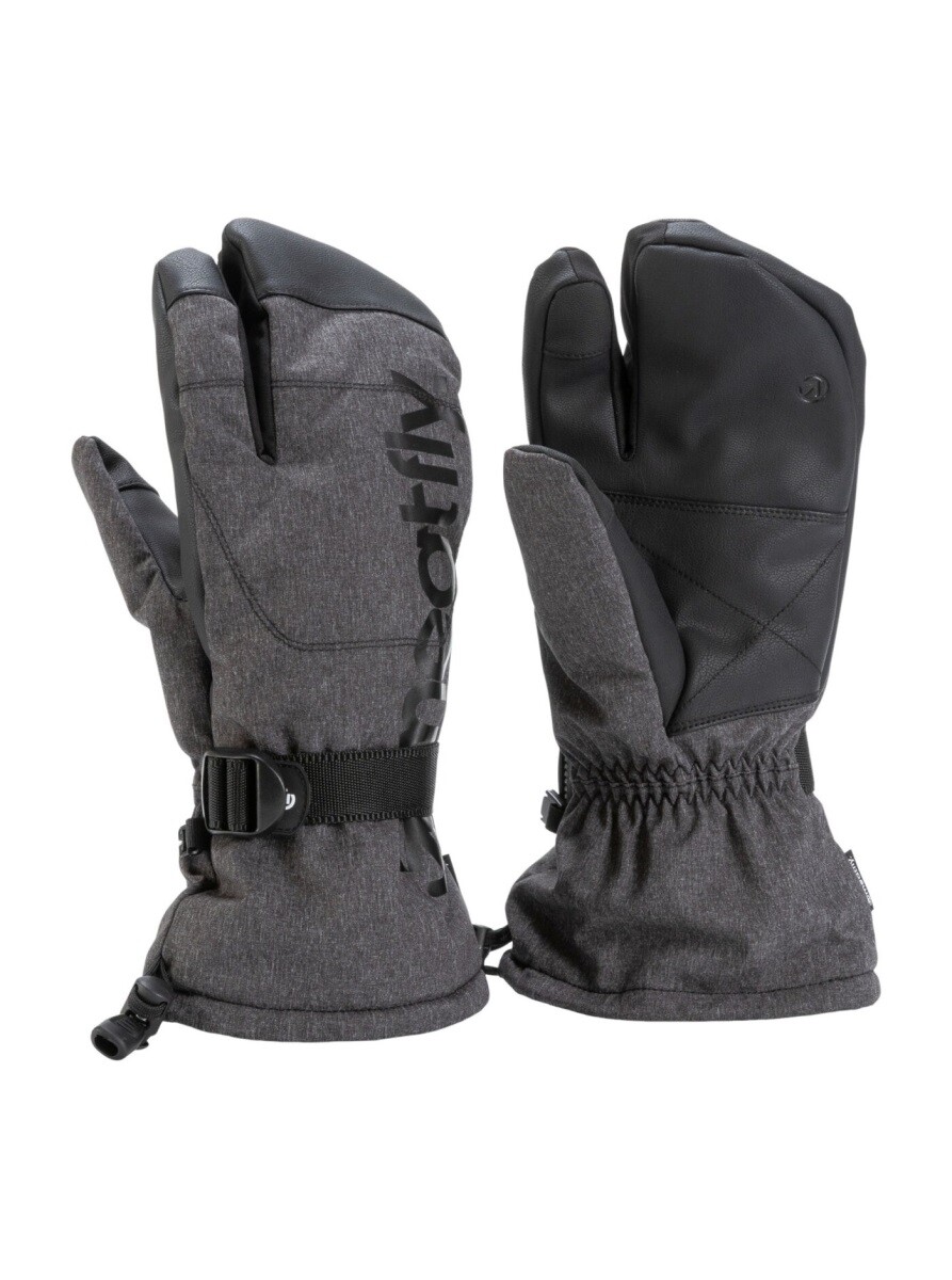 Pánské rukavice meatfly limp šedá s