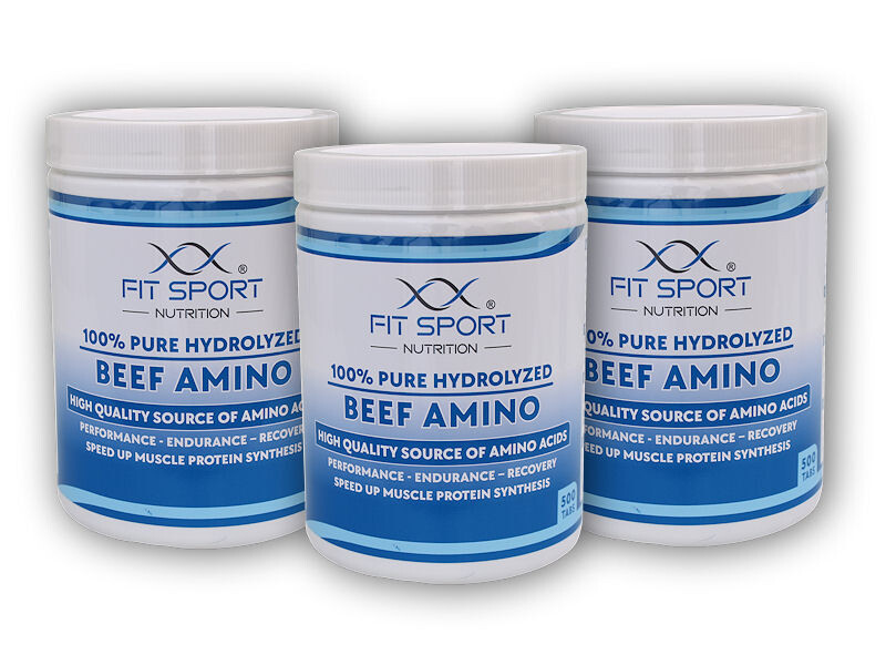 FitSport Nutrition 3x Beef Amino 500 tablet