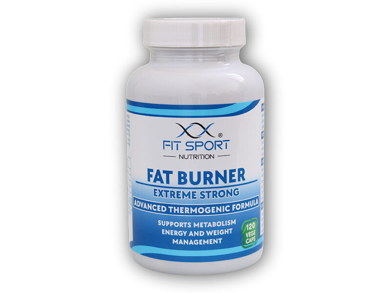 FitSport Nutrition Fat Burner Extreme Strong 120 vege caps - Spalovač tuků