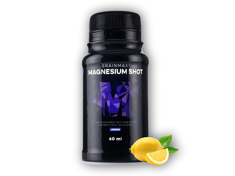 BrainMax Magnesium Shot 60ml Varianta: citron