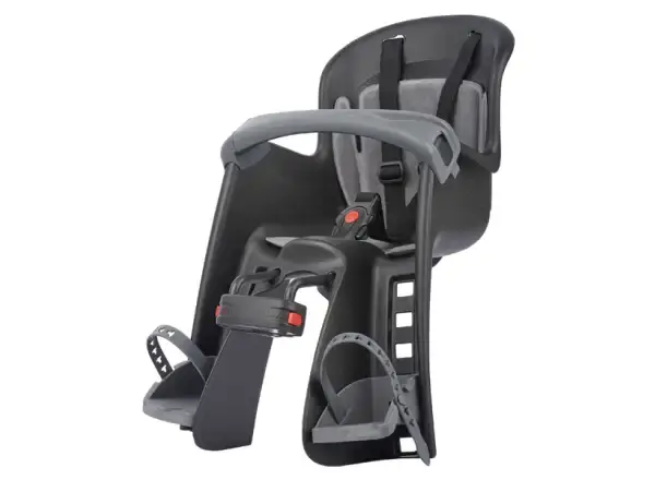 Polisport Bilby Junior dětská sedačka přední (přední uchycení) černo-tmavě šedá Z KOLA