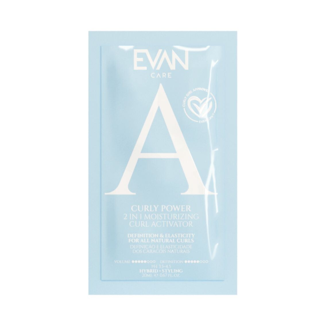 VZORKA: Evan Care CURLY POWER - šampon, kondicionér-maska, aktivátory, želatina, 20 ml