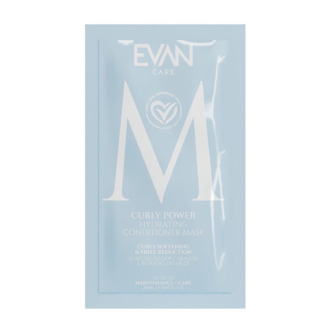 VZORKA: Evan Care CURLY POWER - šampon, kondicionér-maska, aktivátory, želatina, 20 ml CONDITIONER-MASK (M) - kondicionér-maska pro kudrnaté vlasy, 20 ml