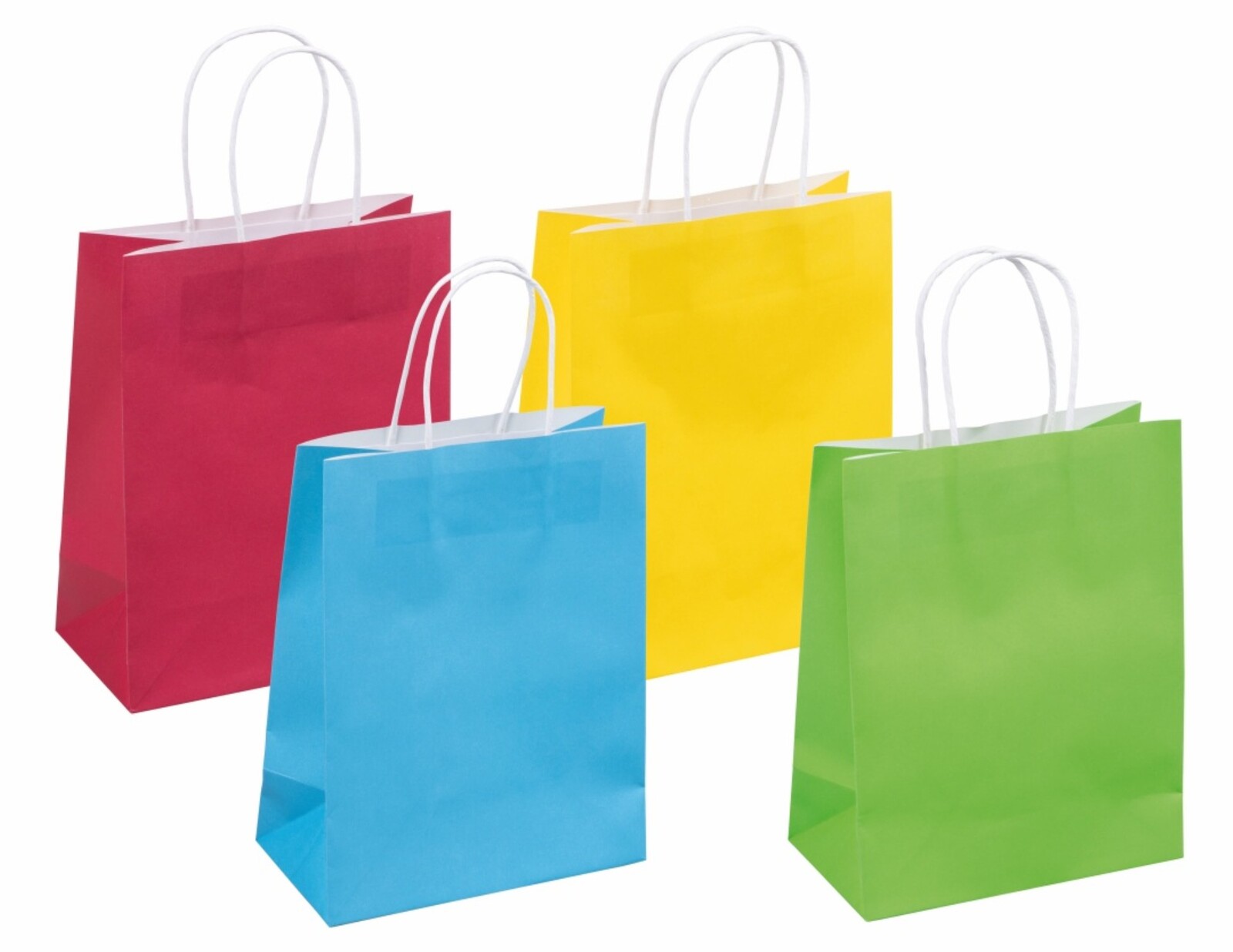 Donau Papírová taška - 18 x 23 x 10 cm, mix barev, 1 ks