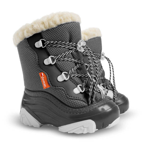 Demar SNOWMAR 4017 ND Dětské sněhule šedé 26-27 4017ND_26-27