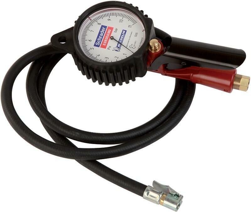 Pneuhustič Eurodainu 0,7-11 bar, kalibrovaný, s certifikátem, licence Michelin - SCHRADER