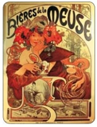 Cedule Alfons Mucha – Bieres