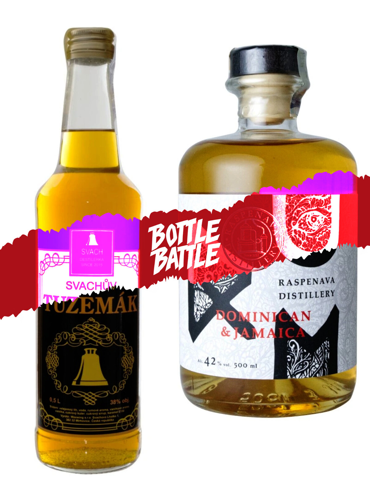 Lihovarek.cz  Bottle Battle #7 Rum vs. Tuzemák