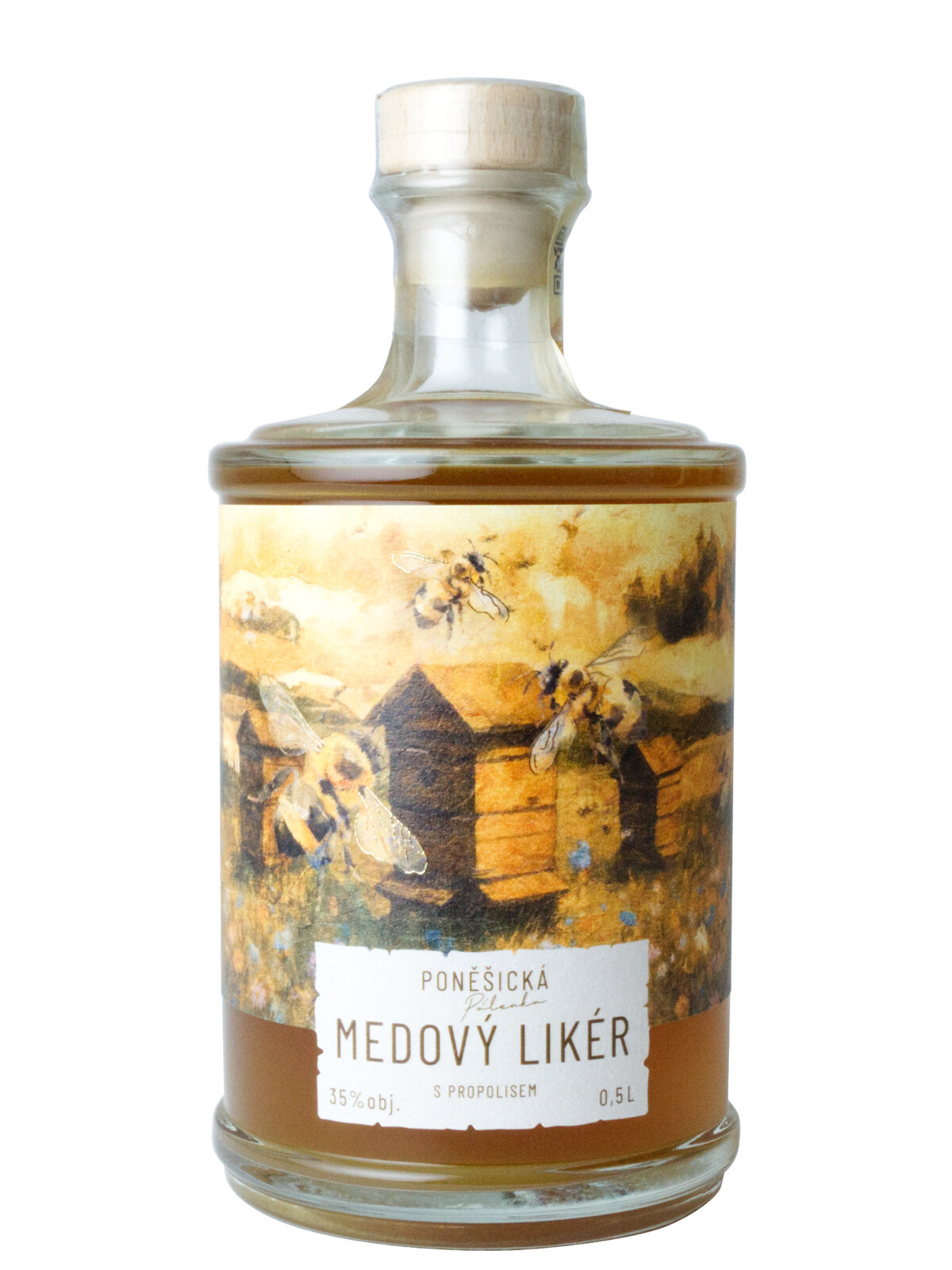 Lihovar Poněšice Poněšický Medový likér 35% 0,5l