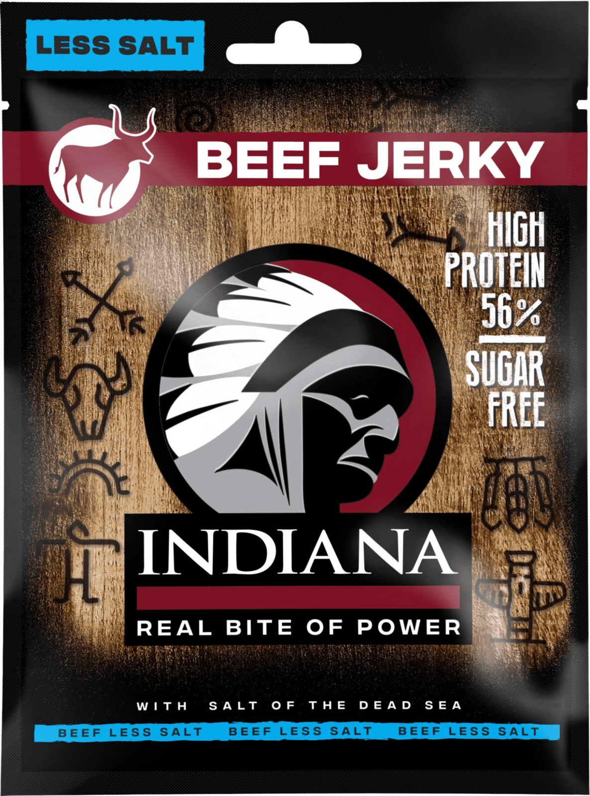 INDIANA JERKY Beef Less Salt 25 g