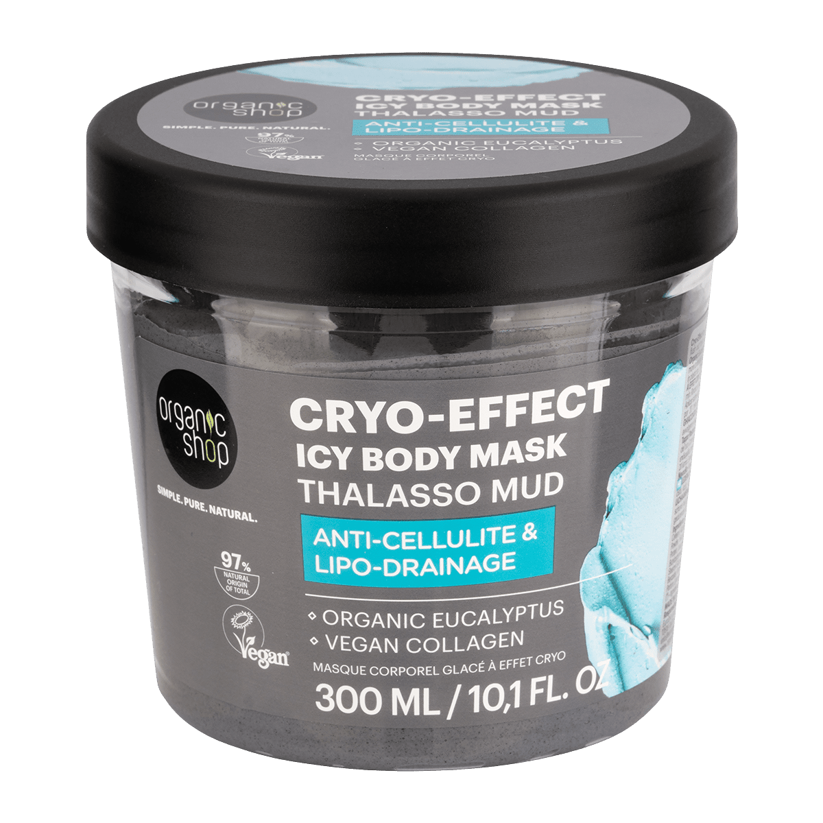 ORGANIC SHOP Thalasso Cryo-Effect Bahenní chladivá tělová maska 300 ml