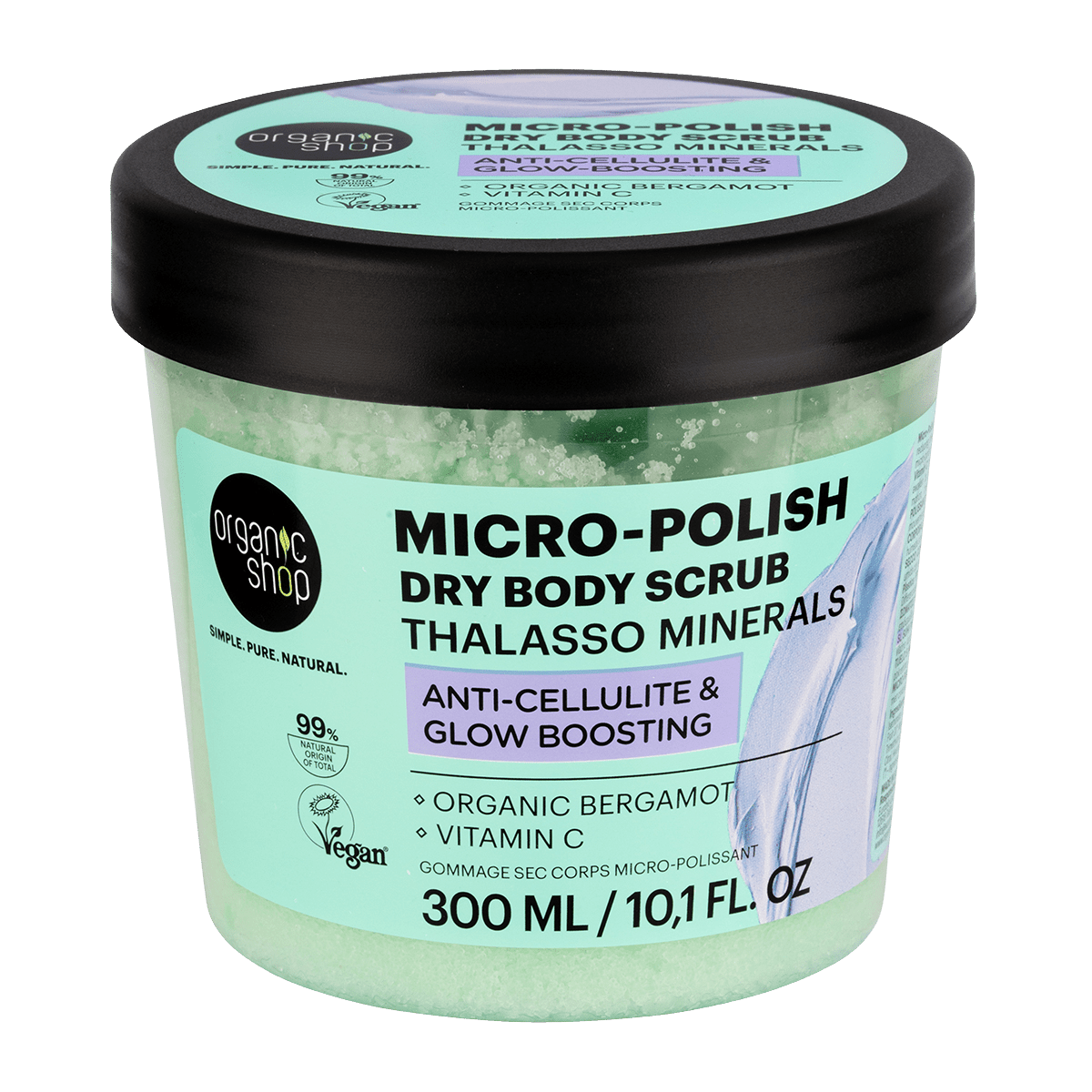 ORGANIC SHOP Thalasso Micro-Polish Minerální suchý tělový peeling 300 ml