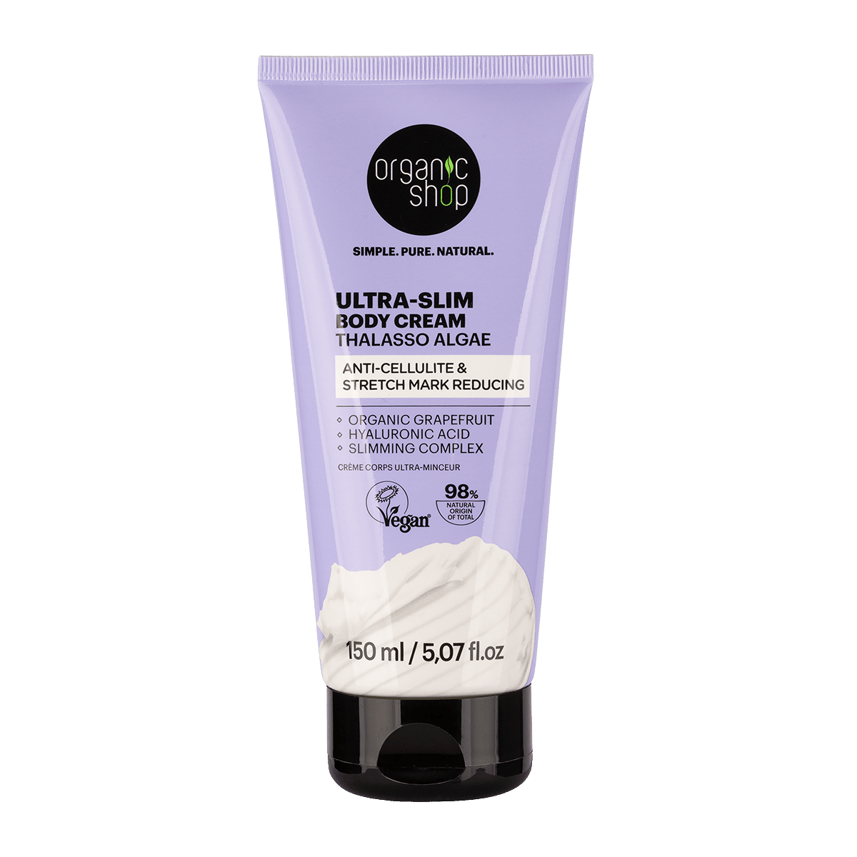 ORGANIC SHOP Thalasso Ultra-Slim Tělový krém s mořskými řasami 150 ml