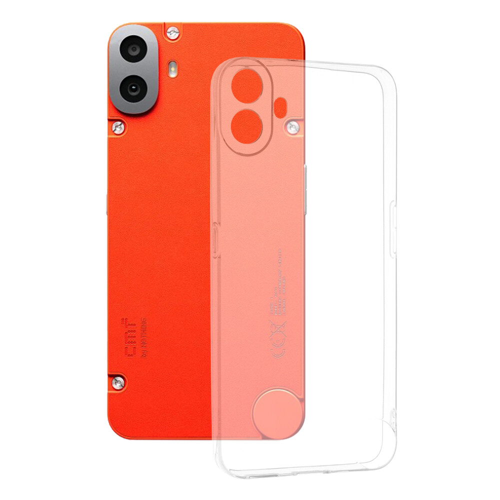 Techsuit silikonový obal Nothing CMF Phone 1 průhledný