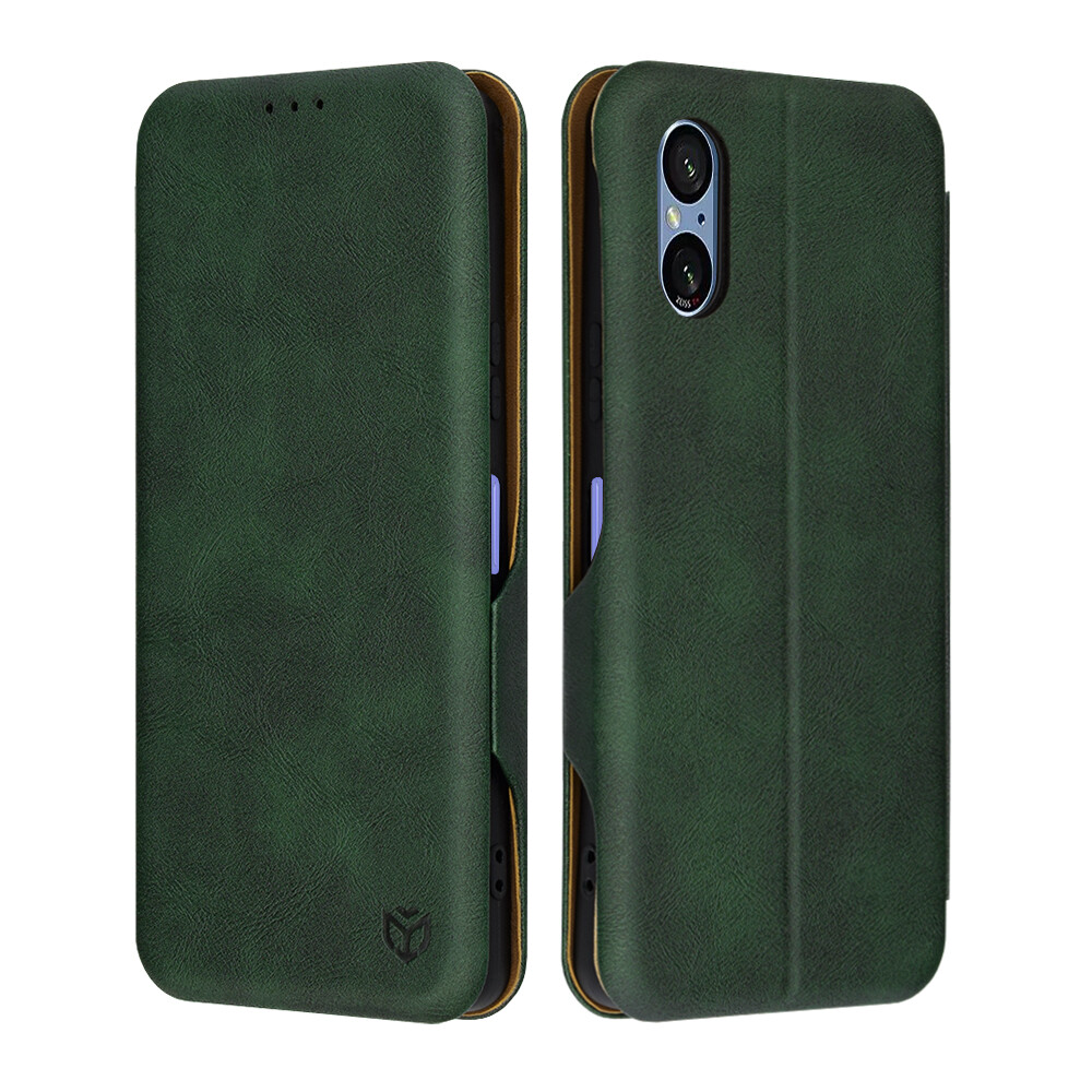 Techsuit Safe Wallet Plus pro Sony Xperia 5 VI zelená