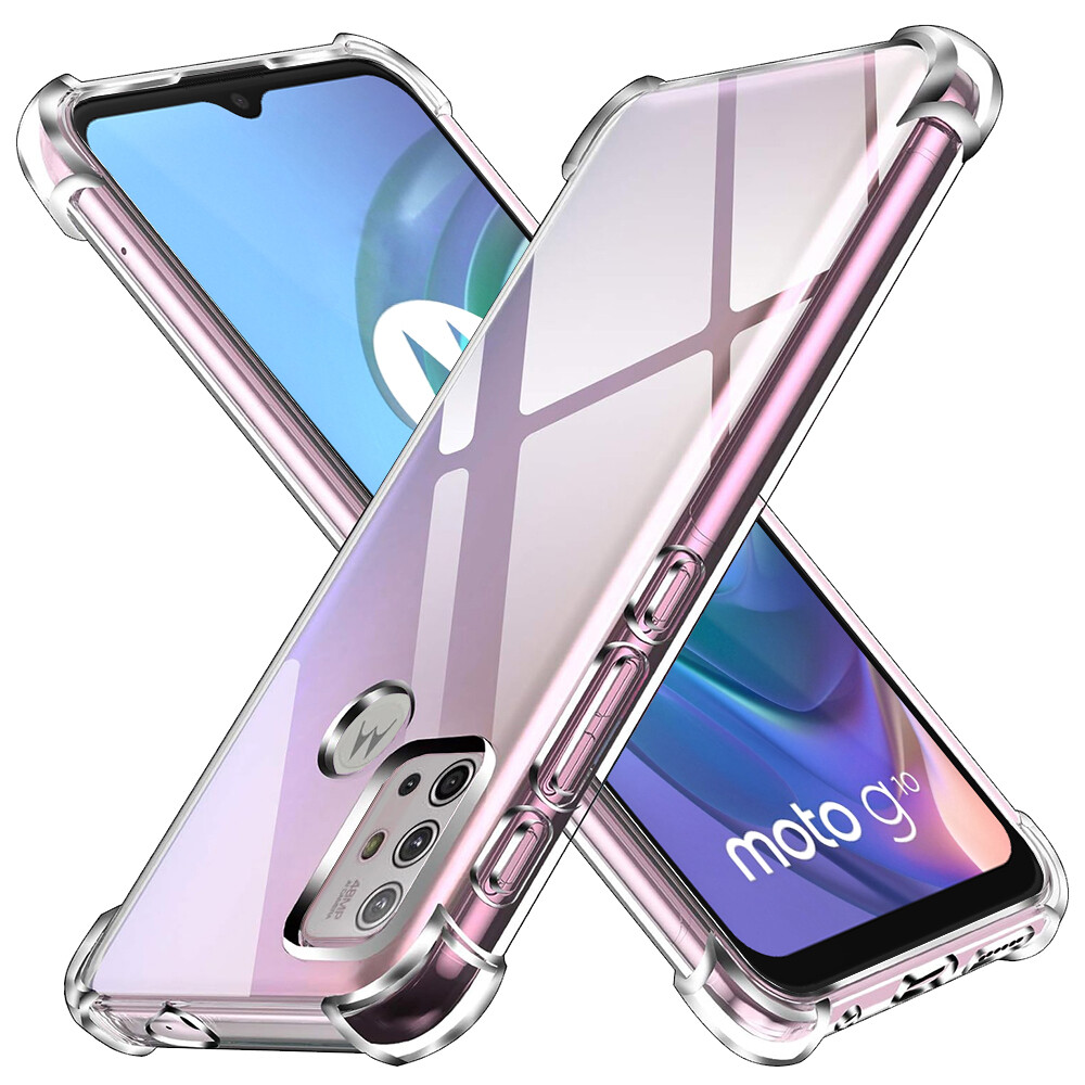 Techsuit Nárazuvzdorný Průhledný Silikon Motorola Moto G10 G20 G30