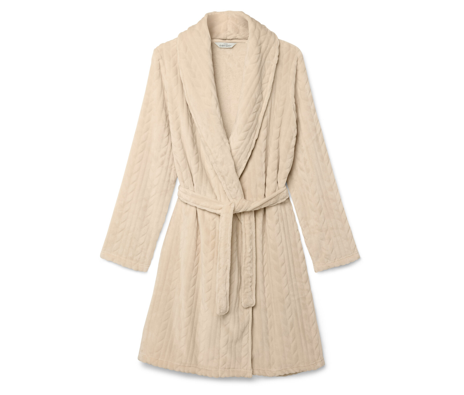 Tchibo - Měkoučký župan - pro ženy - vel. M 40/42 - barva: béžová