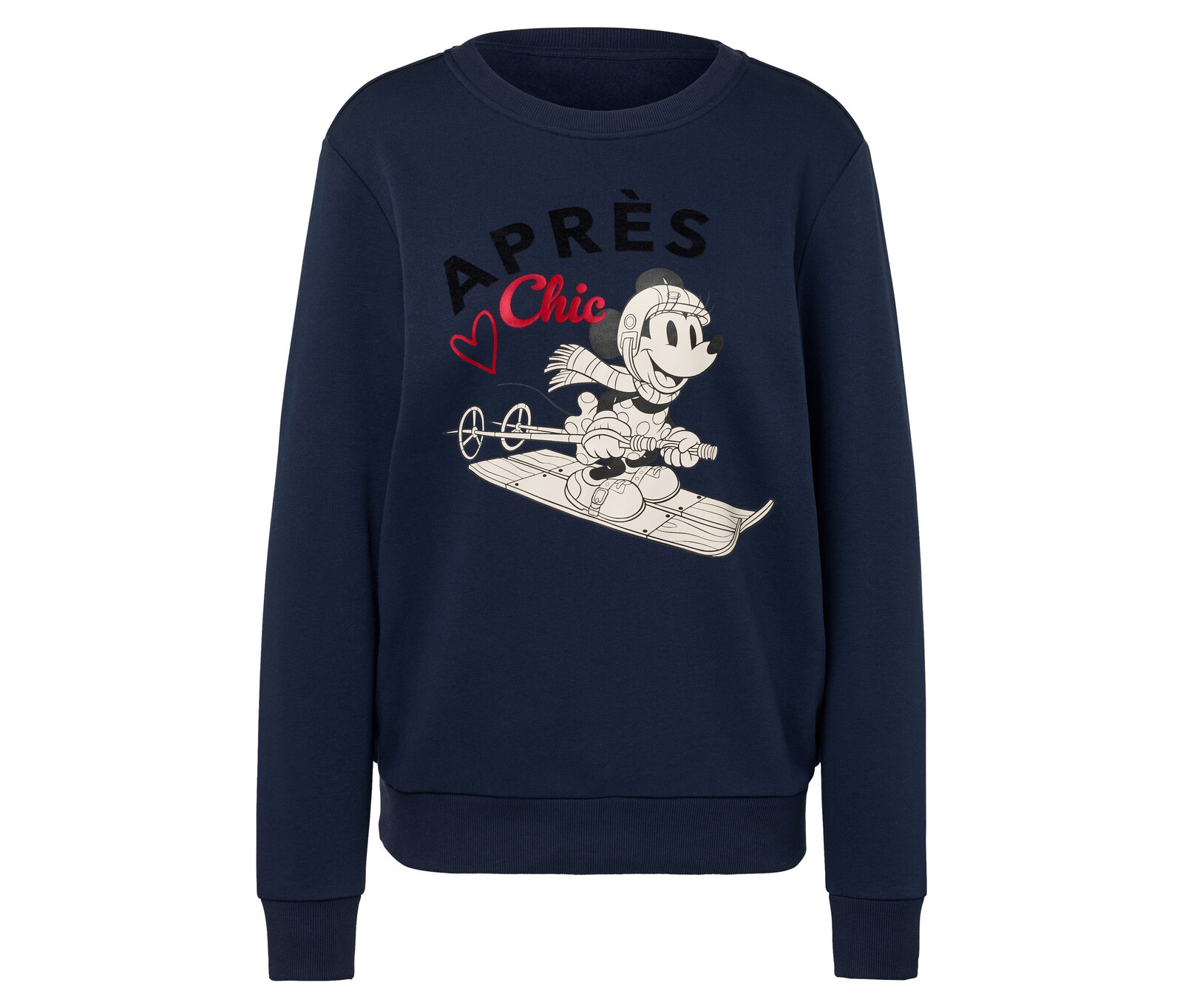 Tchibo - Mikina »Mickey Mouse« - pro ženy - vel. S 36/38 - barva: modrá/s potiskem