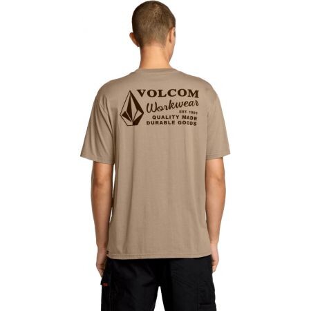 Triko Volcom Workwear S/S - Béžová - L