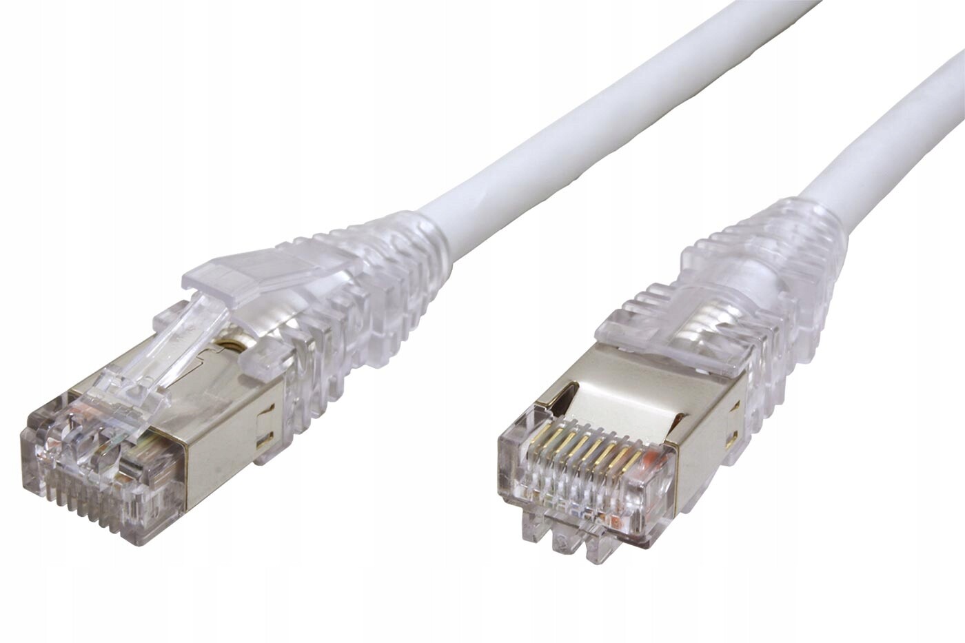 Datwyler S/ftp patchkabel kat.7,s konektory RJ45,CU 7702 flex,LSOH,10m,šedý