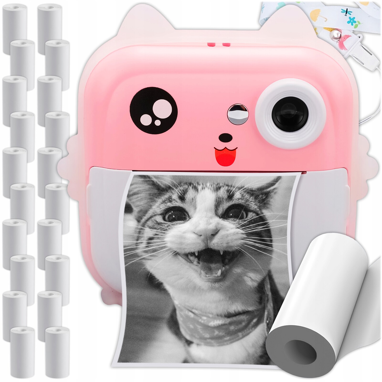 Fotoaparát Pro Děti S Okamžitým Tiskem, Mini Termální Tiskárna 21 Rolí