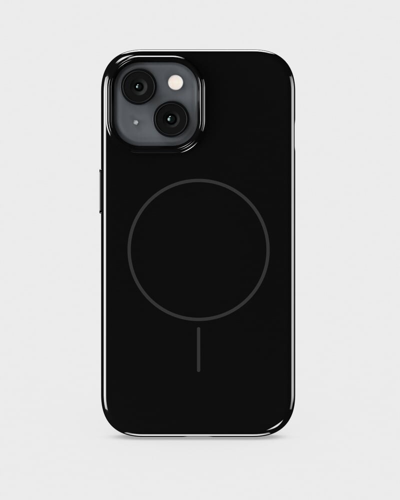 Monofonní Pouzdro Holdit pro iPhone 15/14/13 černé