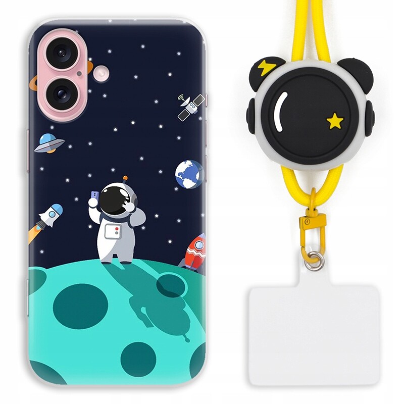 Pouzdro pro Iphone 16 Kryt Krytka pouzdra Astronauta Vesmír Módní vzory