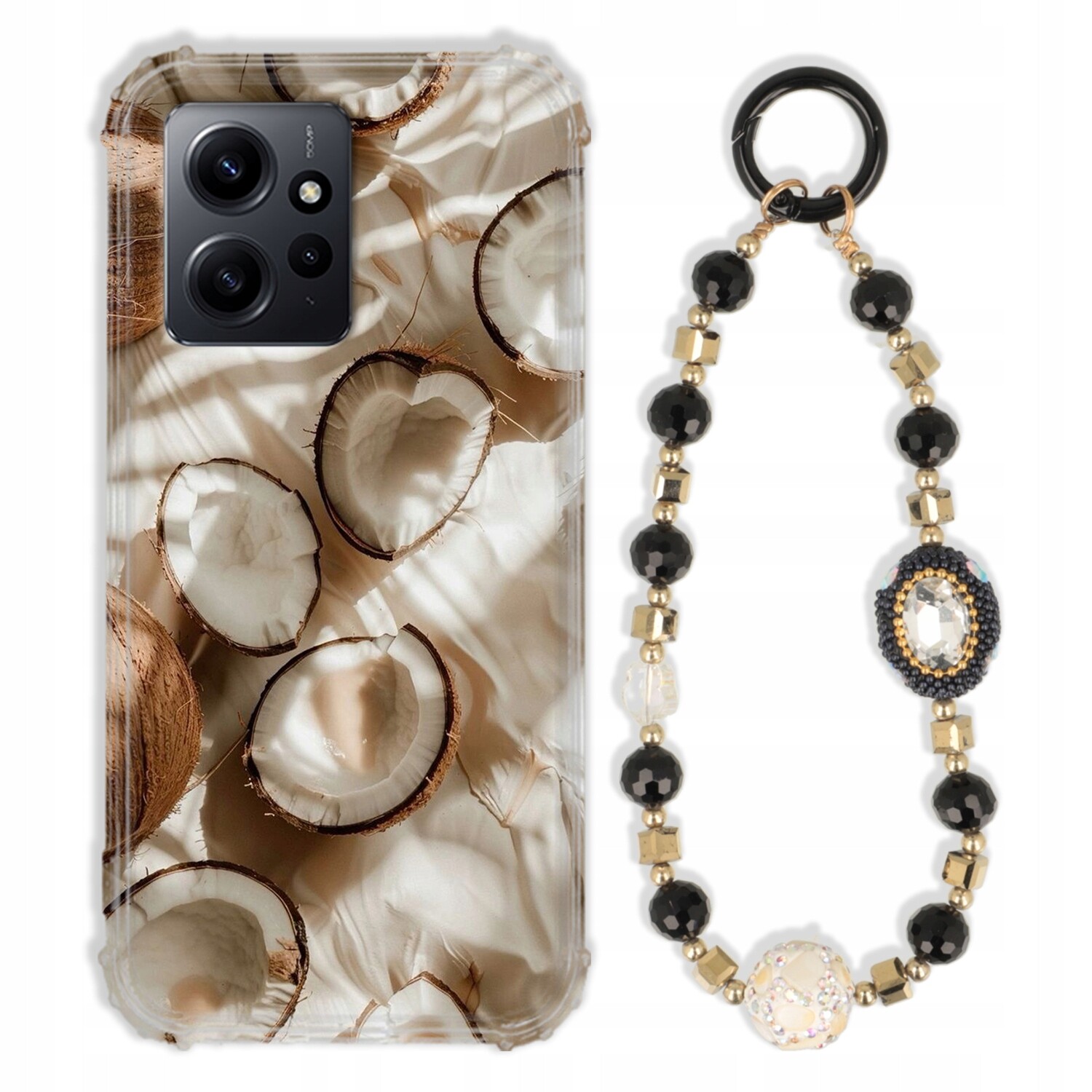 Pouzdro Pro Xiaomi Redmi Note 12 4G Antishock Zirkony Černo Zlaté|pevné|tpu