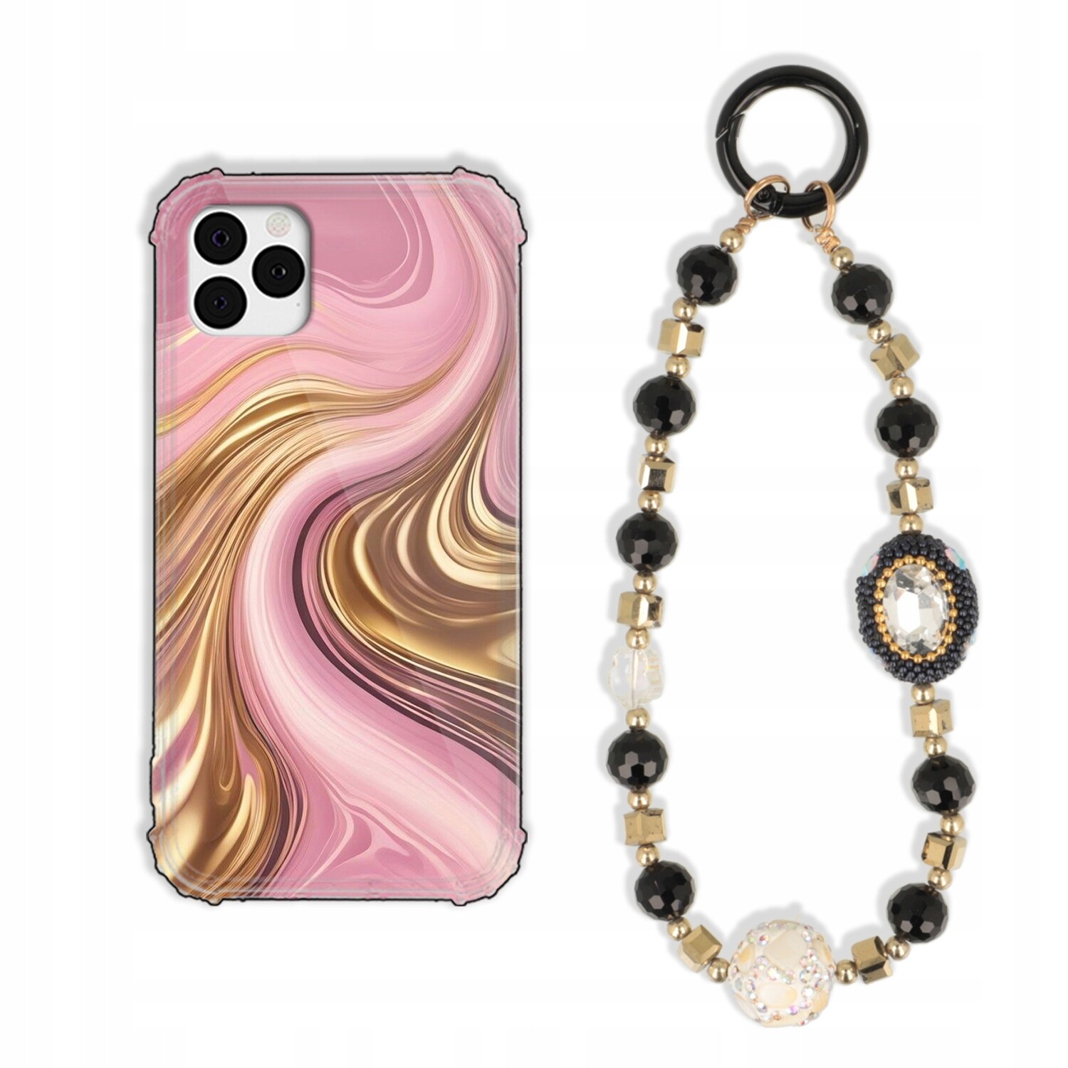 Pouzdro Pro Iphone 11 Pro Pouzdro Antishock Zirkony Černo Zlaté|odolné|pevné