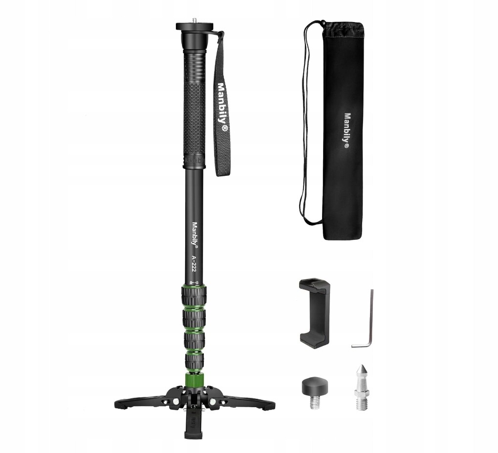Stativ monopodu pro nastavitelný fotoaparát Manbily A-222