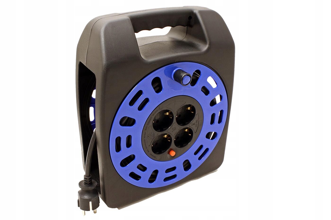 Bachmann Kabel síťový prodl.230V, Cee 7/7(M)- 4x Cee 7/3(F), na bubnu, 20m