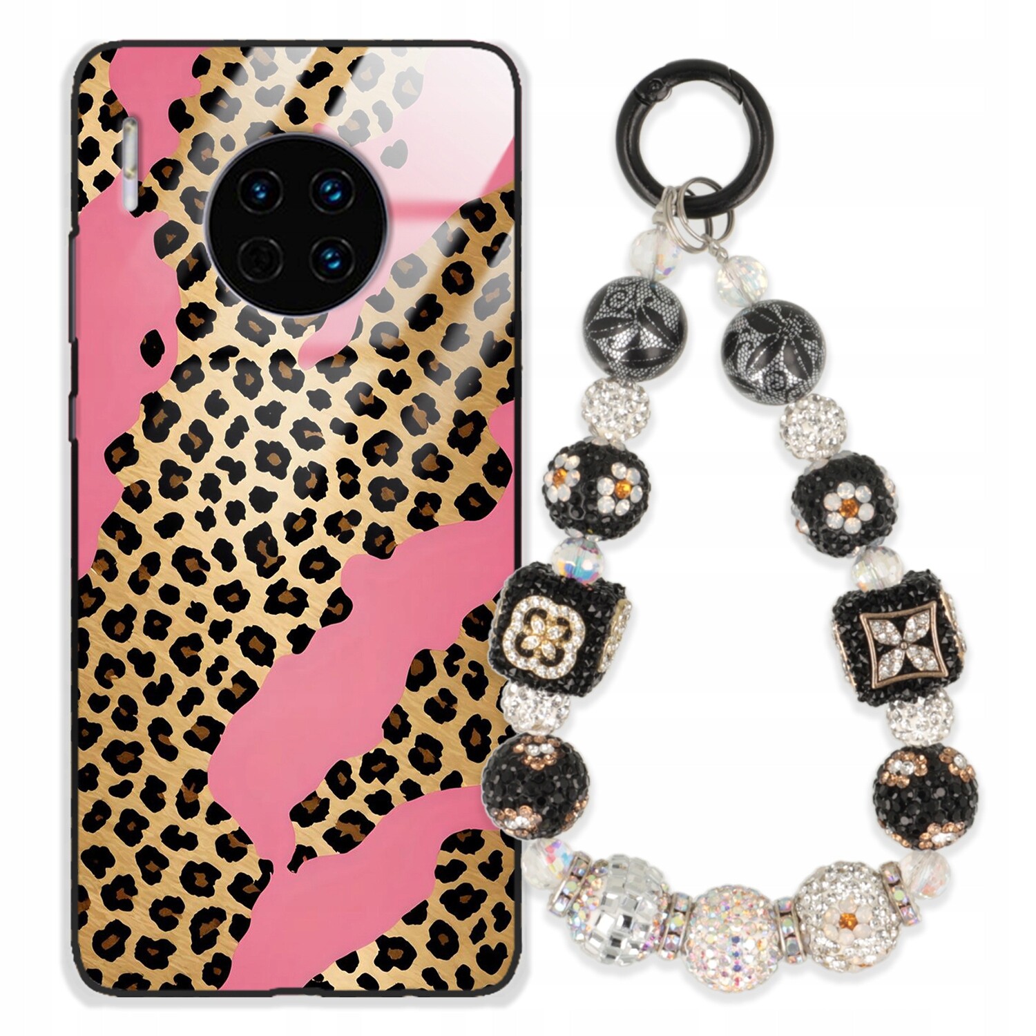 Pouzdro Pro Huawei Mate 30 Glass Přívěsek Na Klíče Elegantní Kryt Premium Vzory