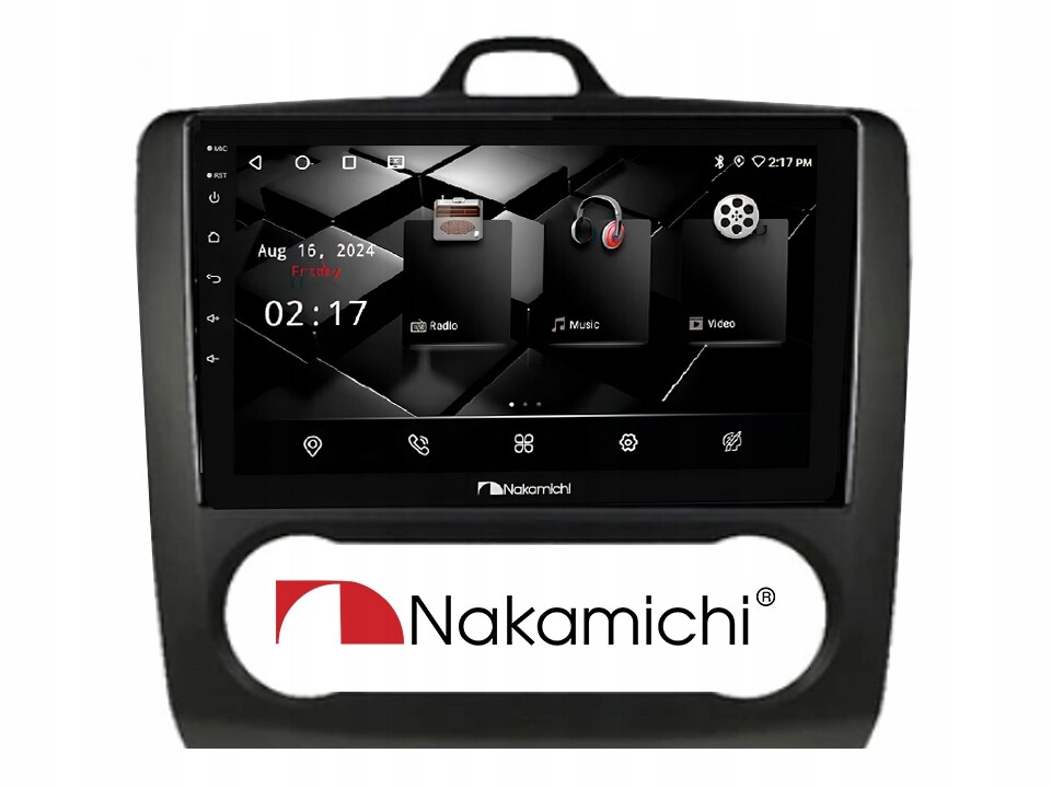 Nakamichi NAM5850 Ford Focus 2005-2011 4/64 Android CarPlay Bluetooth Gps