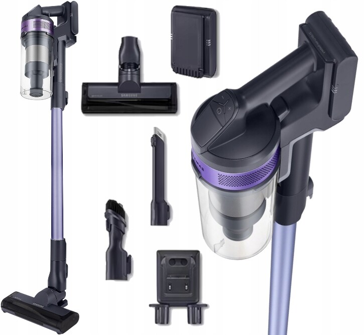 Tyčový vysavač bezsáčkový bezdrátový vysavač Samsung Jet 60 410W Turbo 800 ML