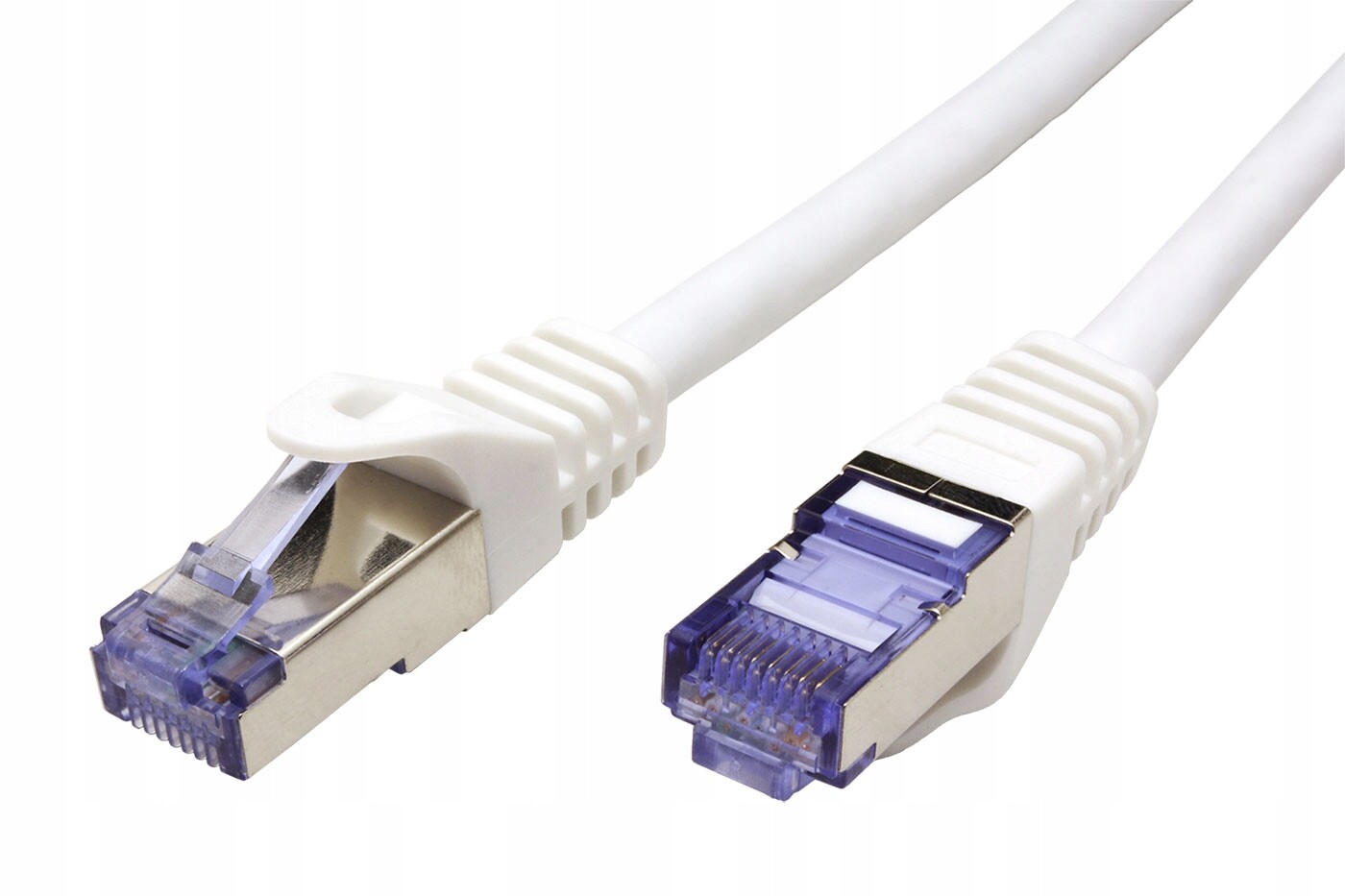 Roline S/ftp patchkabel kat. 6a, Component Level, 20m, Lsoh, bílý