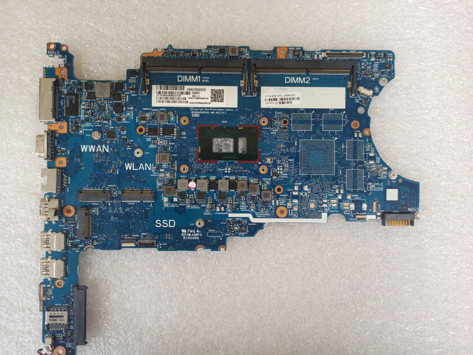 Základní deska Hp Probook 640 G4 i5-8250u 6050A2930101-MB-A01 L09568-601